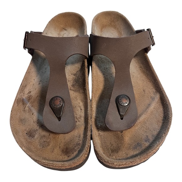 Birkenstock Gizah Mocha Sandals size 38/7.5 - Picture 1 of 8